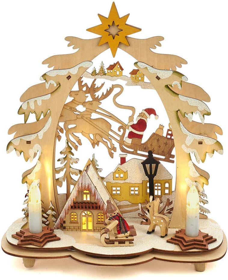 Kerst Dorpje Huisje LED Verlichting Miniatuur
