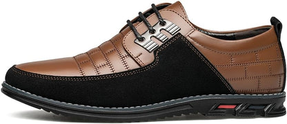 Leren Herenschoenen Stijlvol zwart Comfortabel