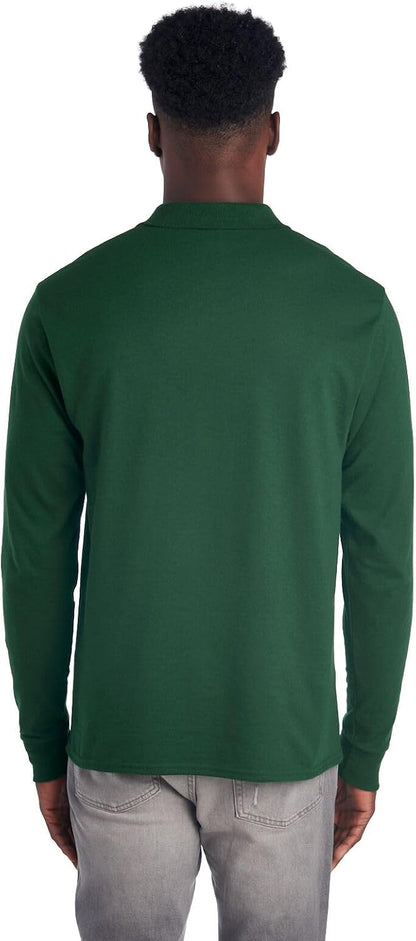 Heren Polo Lange Mouw Klassiek Casuel