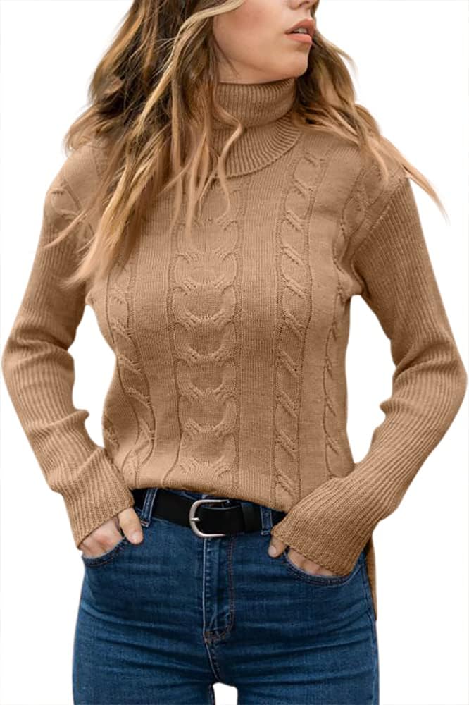 Dames Trui Gebreid Stijlvol Warm Coltrui