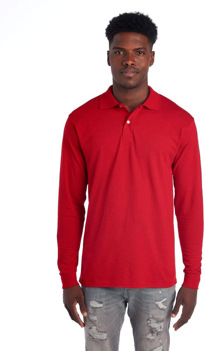 Heren Polo Lange Mouw Klassiek Casuel