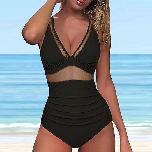 Dames Badpak Eendelig Strandkleding Zwemkleding