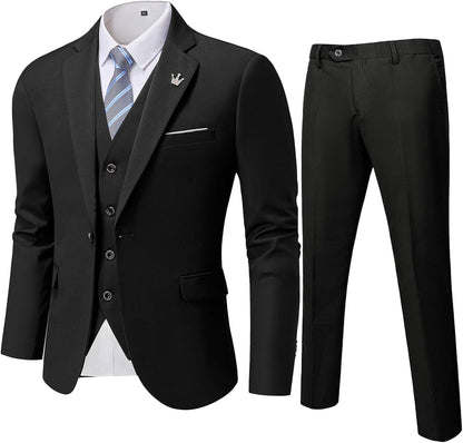 Tweedelig Herenpak Comfortabel Zakelijke Stijl - Mode Vibes
