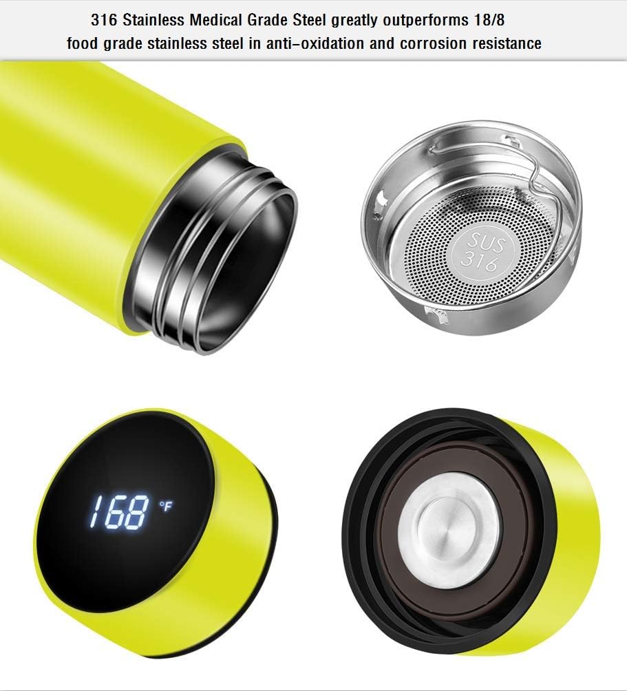 Isolatie Fles met LED Temperatuur Display