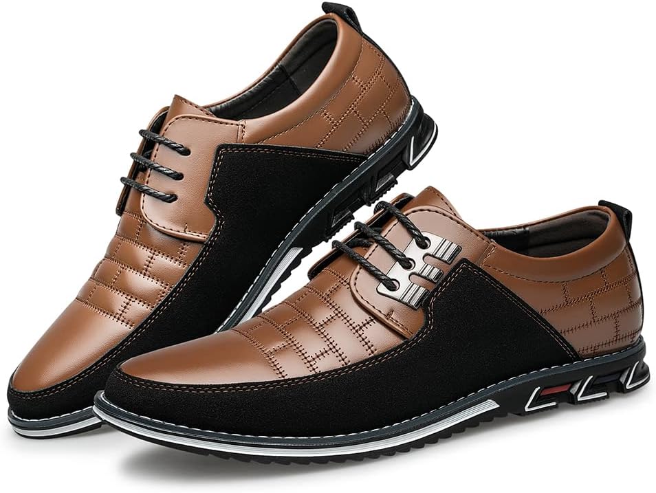 Leren Herenschoenen Stijlvol zwart Comfortabel