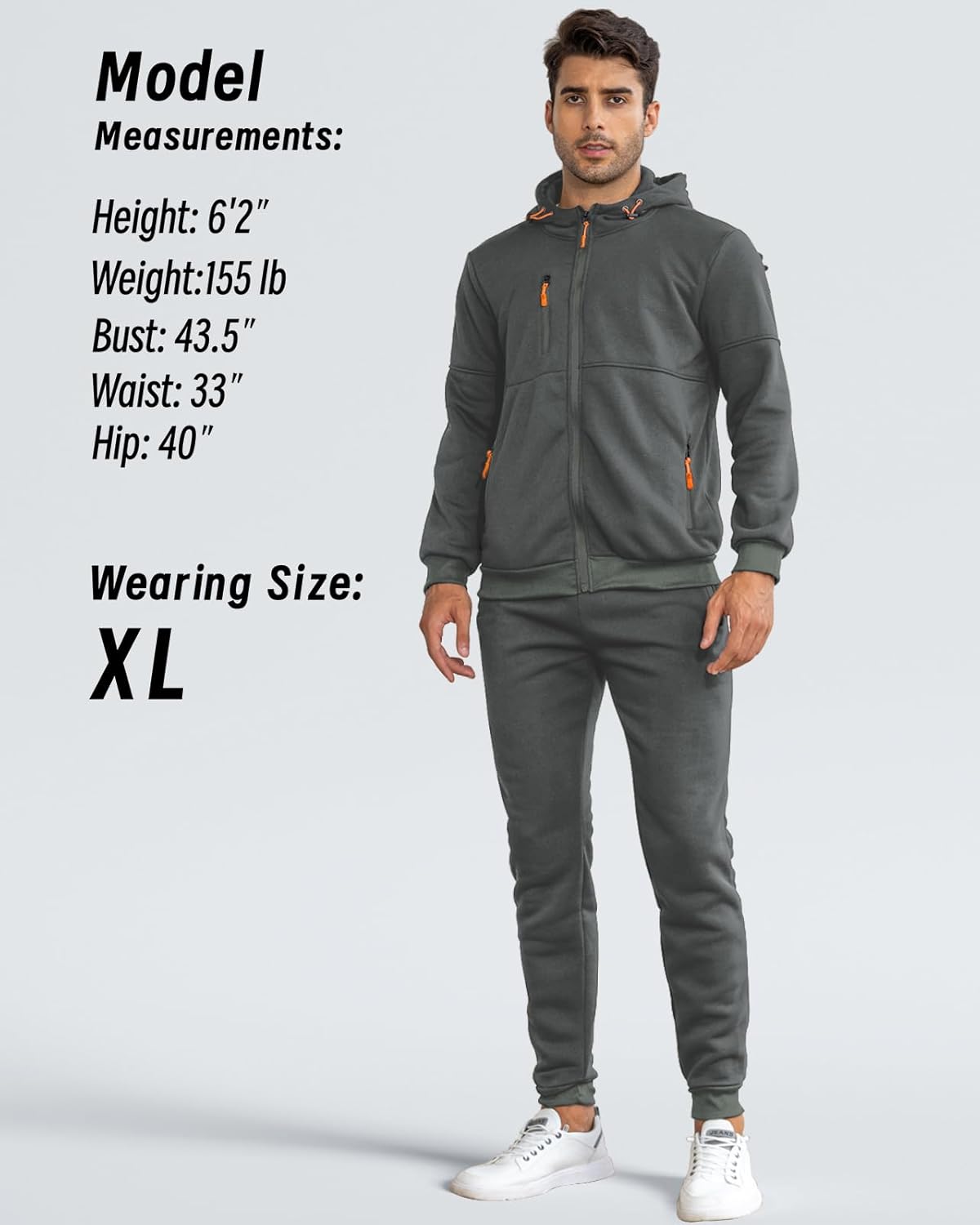 Heren Trainingspak Comfortabel Sport Broek en Jacket