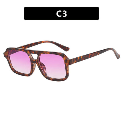 Dames Zonnebril Aviator Stijl met Kleurige Glazen