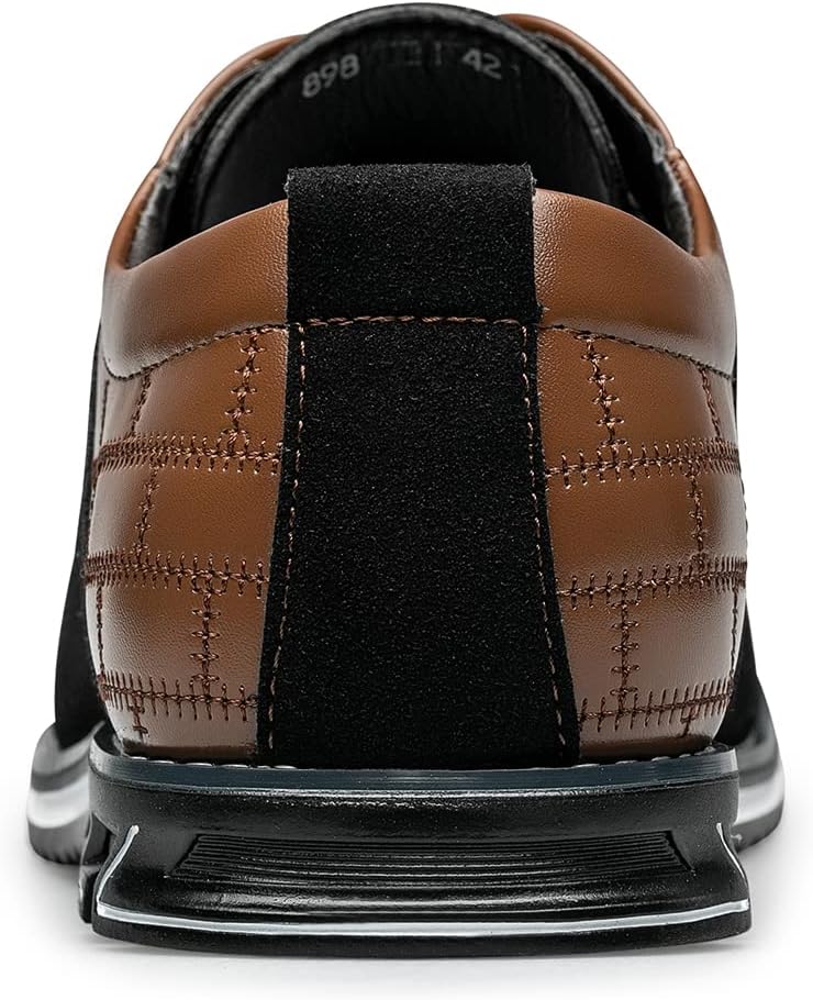 Leren Herenschoenen Stijlvol zwart Comfortabel