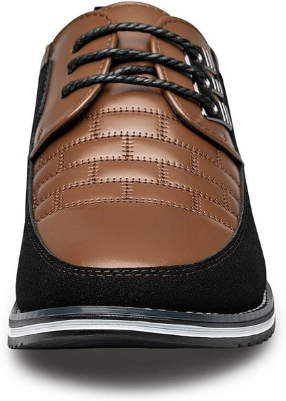 Leren Herenschoenen Stijlvol zwart Comfortabel