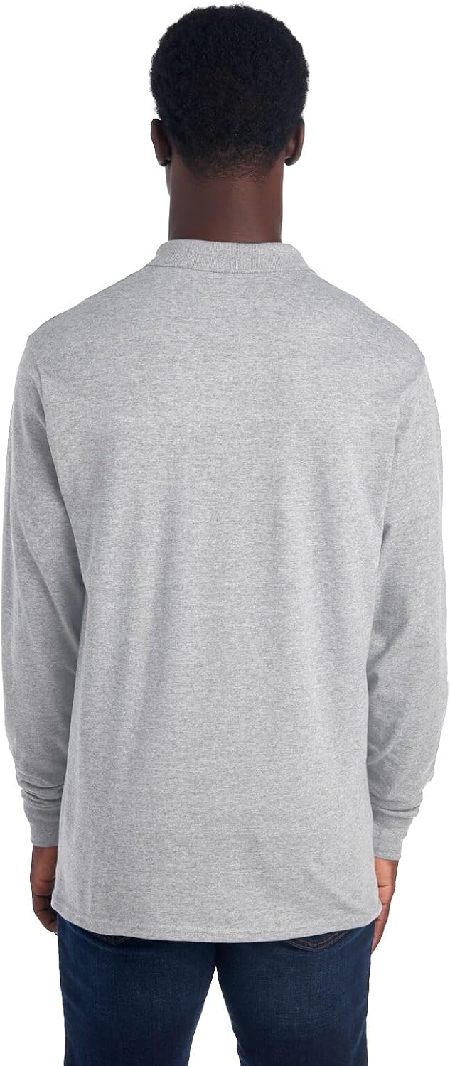 Heren Polo Lange Mouw Klassiek Casuel