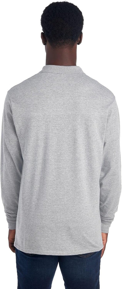 Heren Polo Lange Mouw Klassiek Casuel