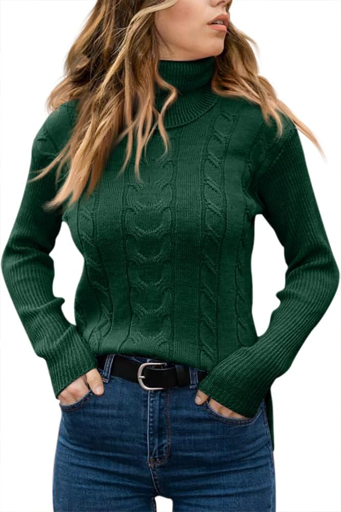 Dames Trui Gebreid Stijlvol Warm Coltrui