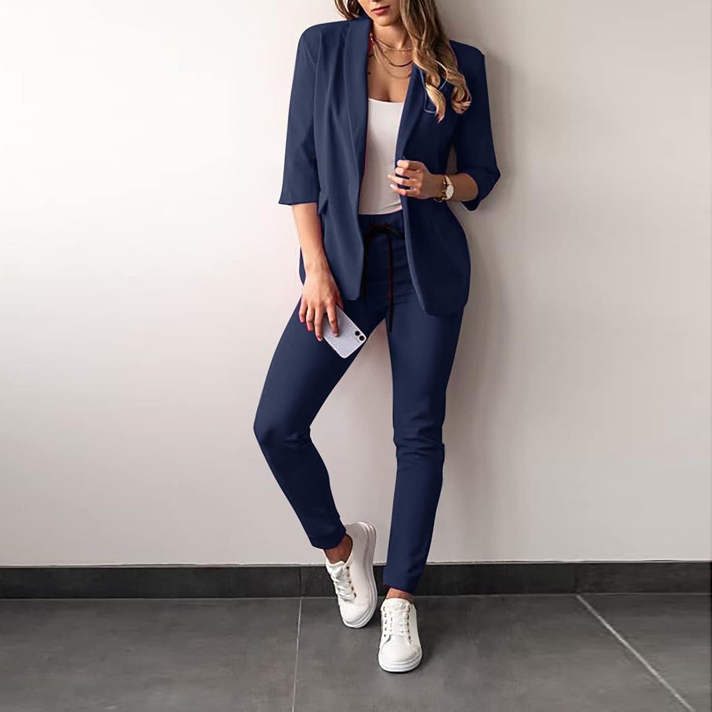 Damespak 2-delig Stretch Colbert Stijl