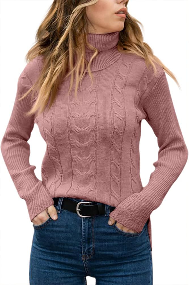 Dames Trui Gebreid Stijlvol Warm Coltrui