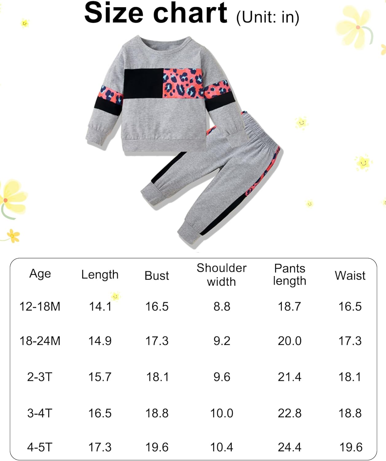 Baby Meisjes Trui Set Warm en Zacht