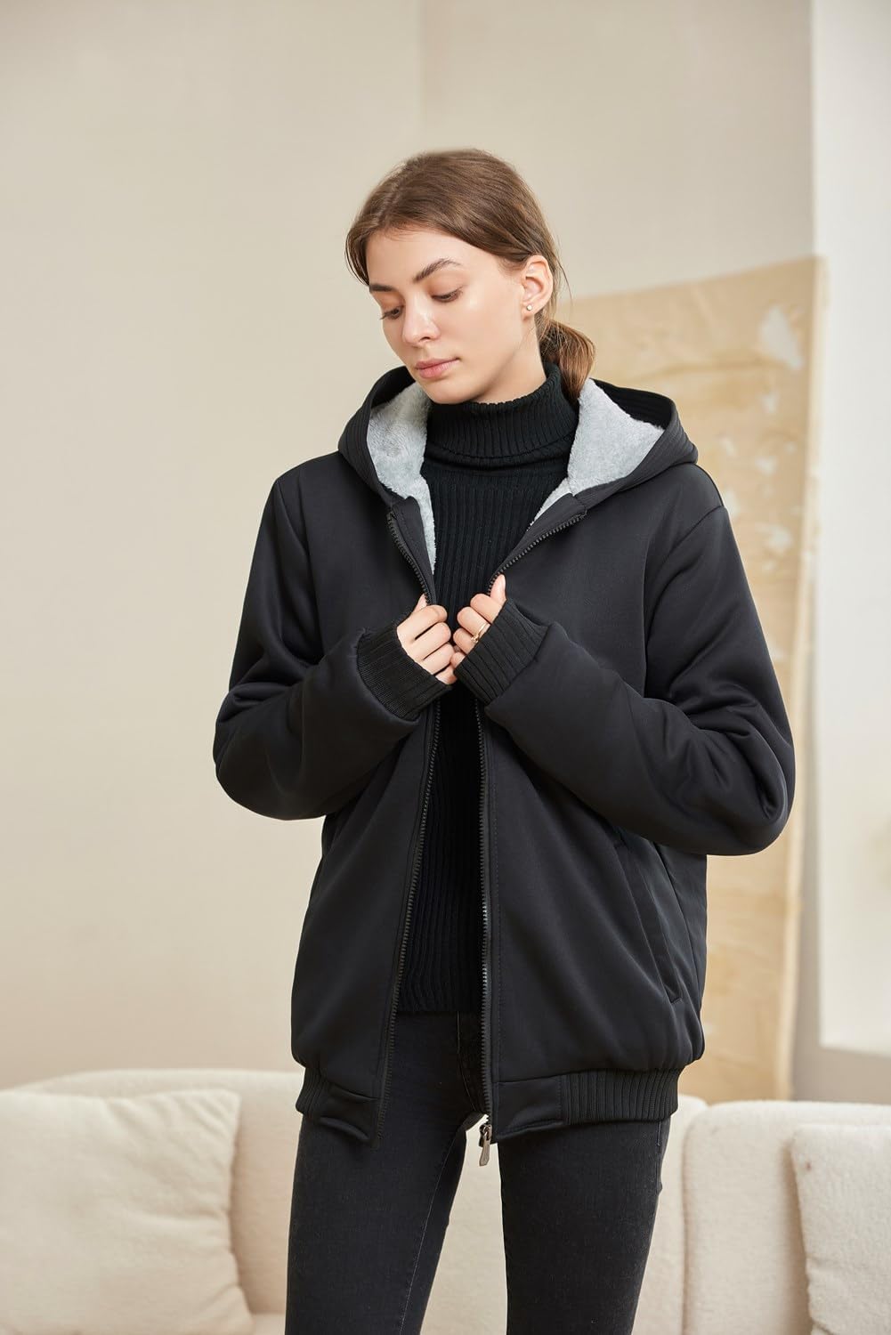 Dames Fleecevest Zacht Warm Comfortabel