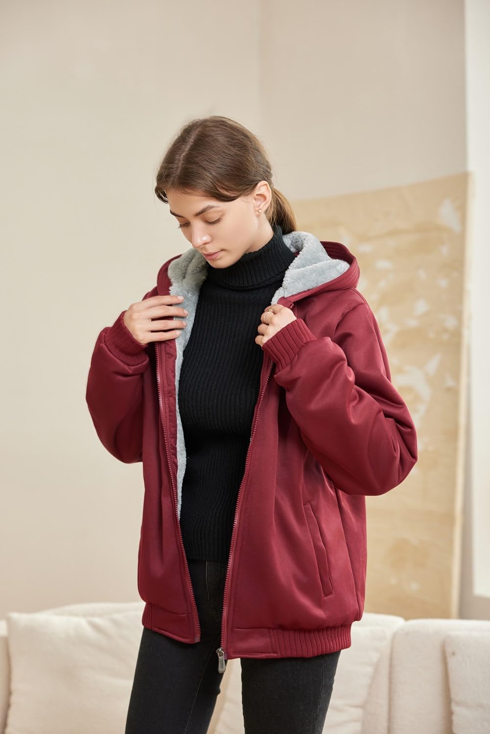 Dames Fleecevest Zacht Warm Comfortabel