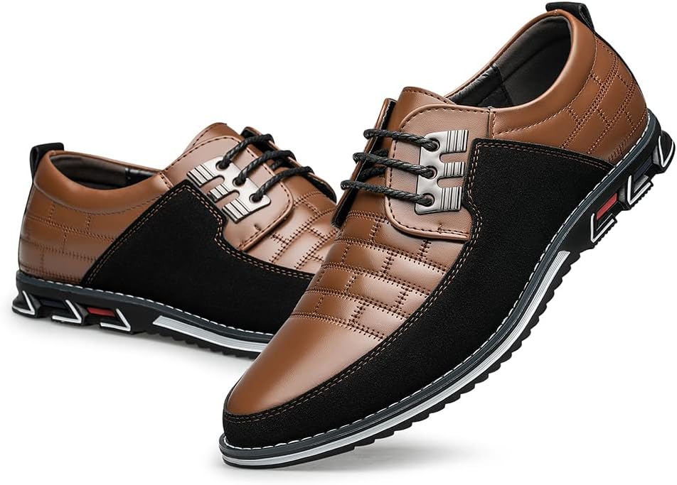 Leren Herenschoenen Stijlvol zwart Comfortabel