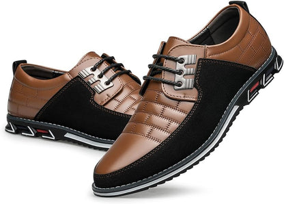 Leren Herenschoenen Stijlvol zwart Comfortabel