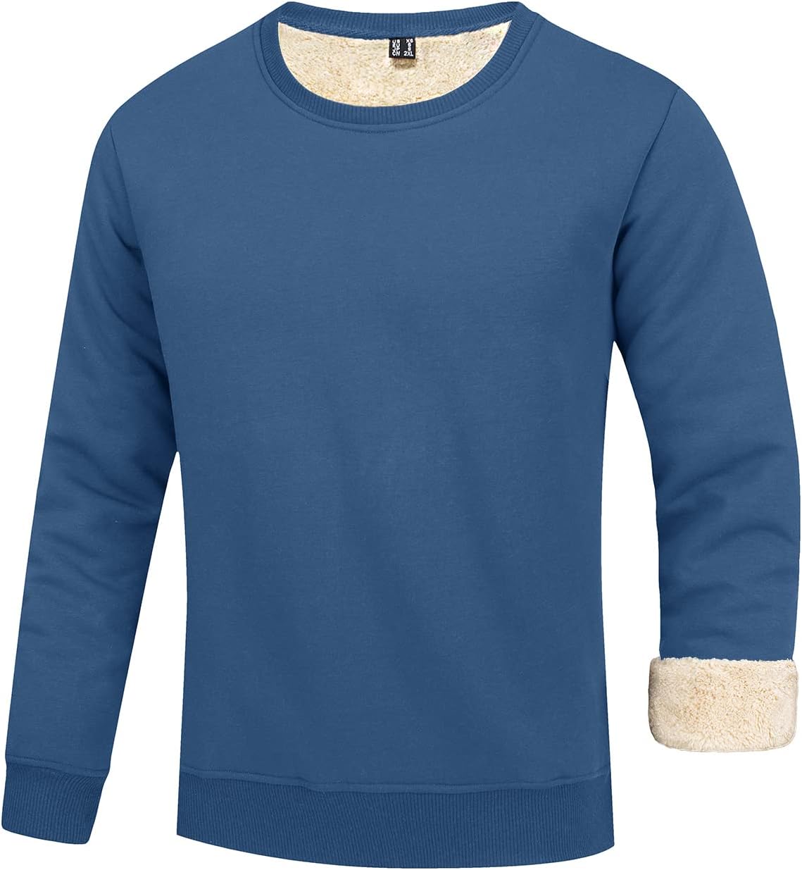 Heren Fleece Sweatshirt Zacht en Warm