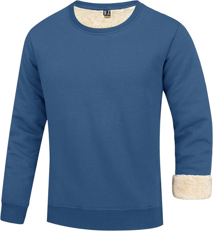 Heren Fleece Sweatshirt Zacht en Warm