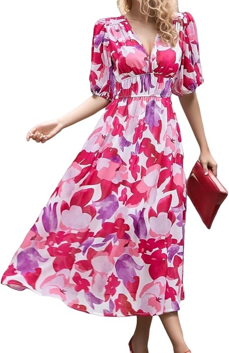 Francisca | Elegante abito floreale