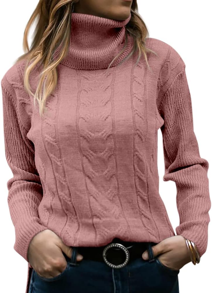 Dames Trui Gebreid Stijlvol Warm Coltrui