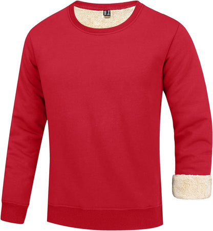 Heren Fleece Sweatshirt Zacht en Warm
