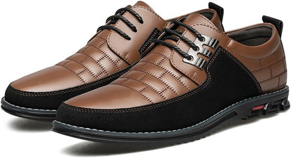 Leren Herenschoenen Stijlvol zwart Comfortabel