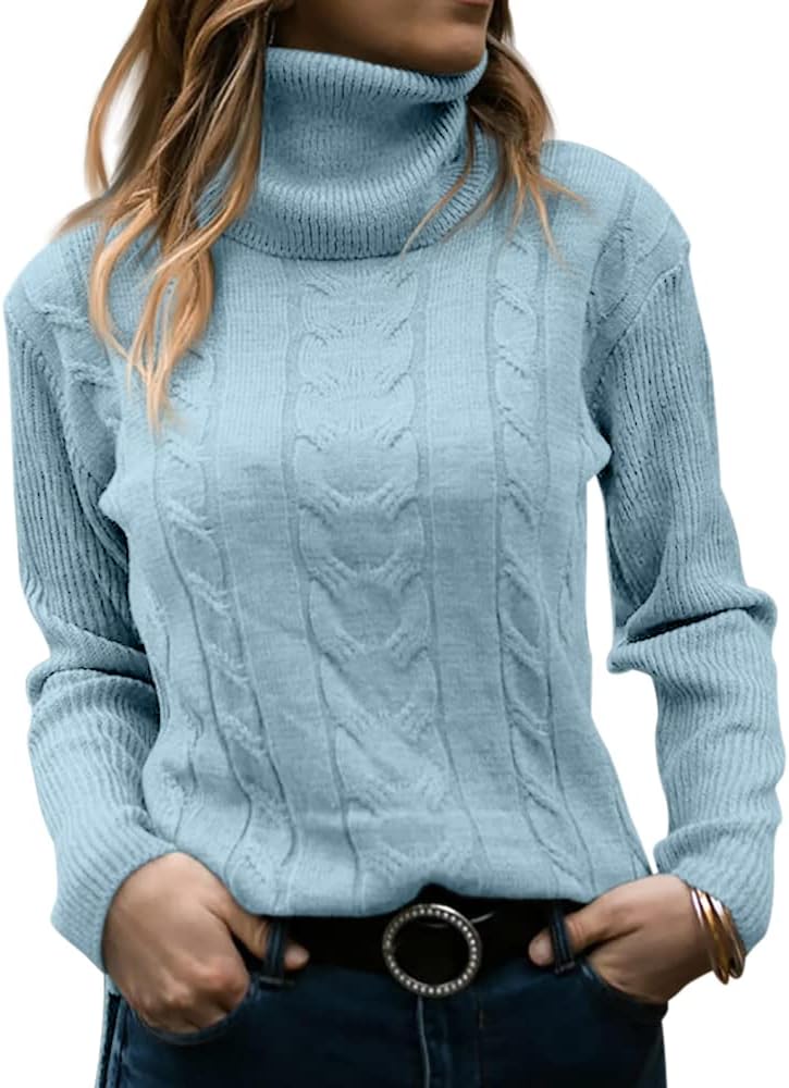 Dames Trui Gebreid Stijlvol Warm Coltrui