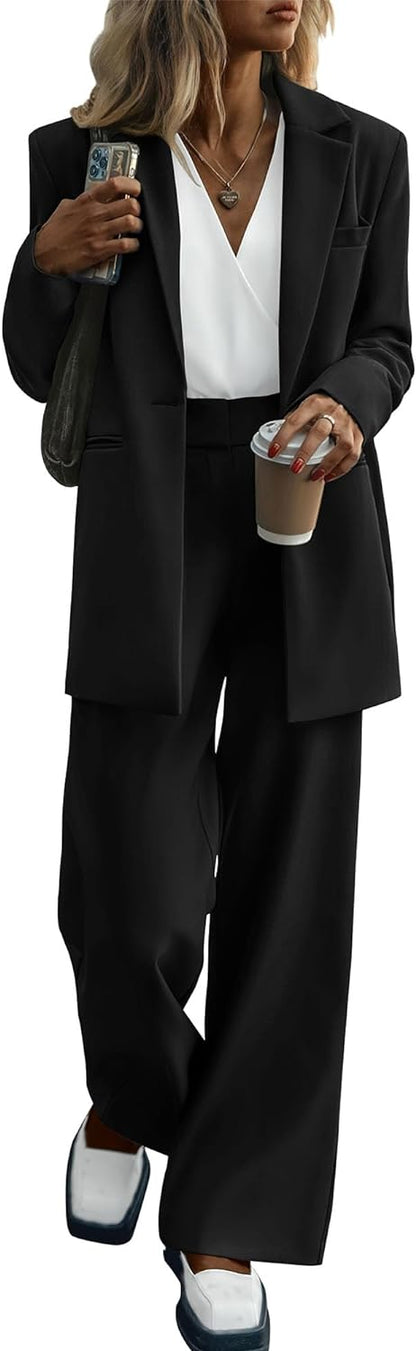 Dames Blazer Set met Broek Pantalon