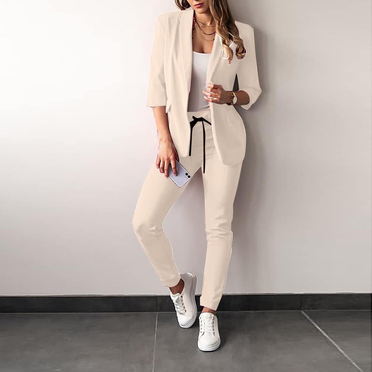 Damespak 2-delig Stretch Colbert Stijl