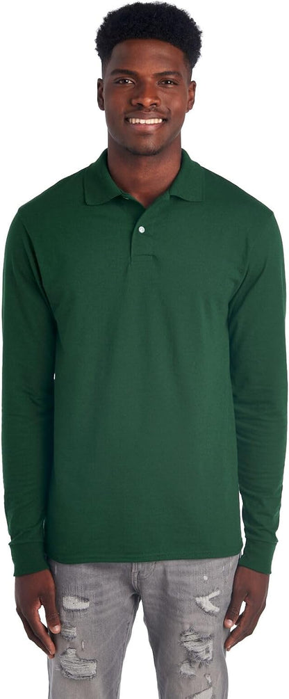 Heren Polo Lange Mouw Klassiek Casuel