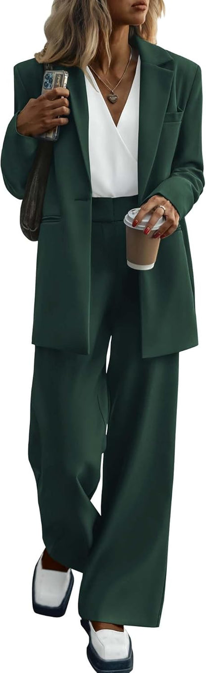 Dames Blazer Set met Broek Pantalon