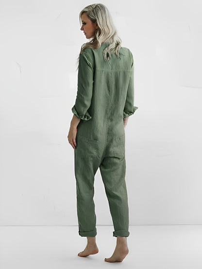 Stijlvolle groene jumpsuit - Velanora
