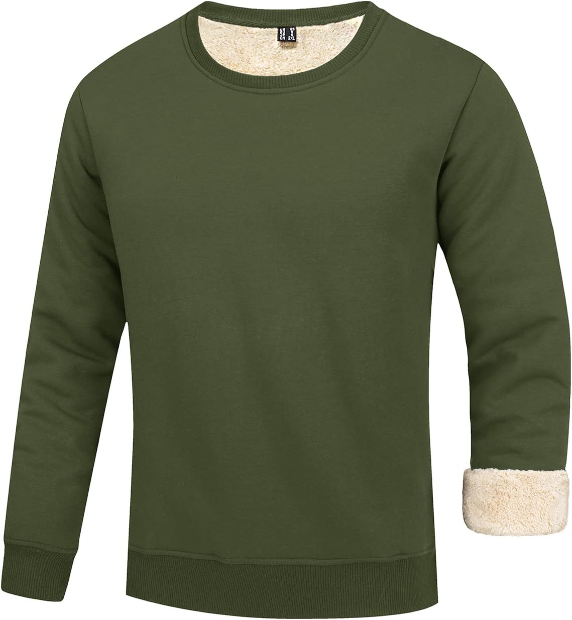 Heren Fleece Sweatshirt Zacht en Warm