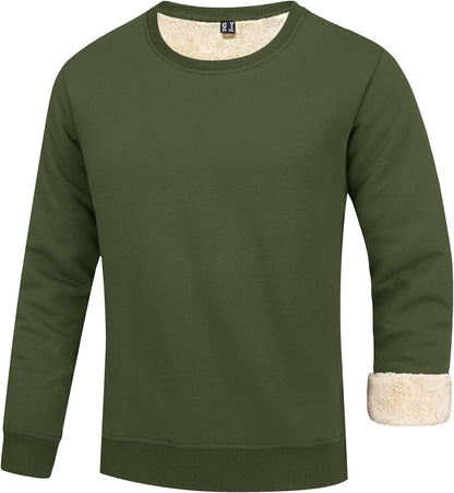 Heren Fleece Sweatshirt Zacht en Warm