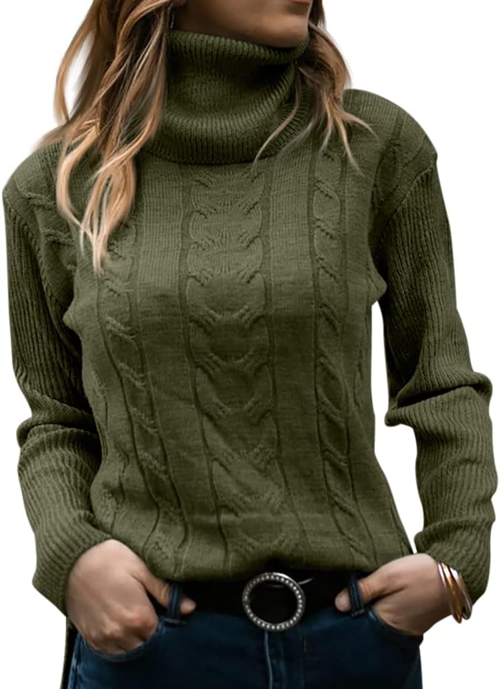 Dames Trui Gebreid Stijlvol Warm Coltrui