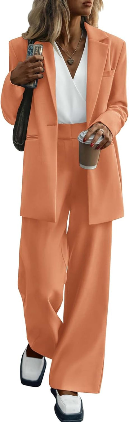Dames Blazer Set met Broek Pantalon