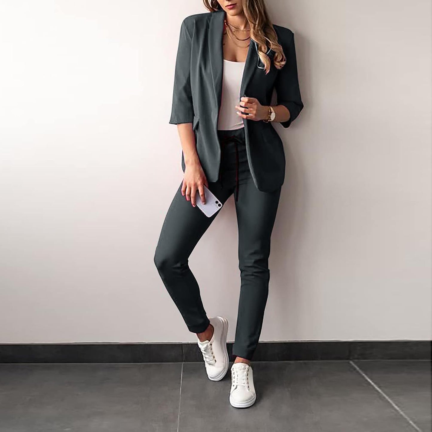 Damespak 2-delig Stretch Colbert Stijl