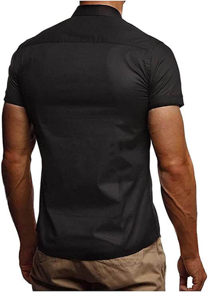 Heren Poloshirt Ademend met Knopsluiting Stijlvol Bequem