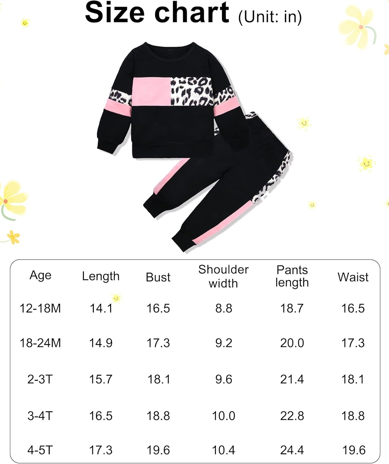 Baby Meisjes Trui Set Warm en Zacht