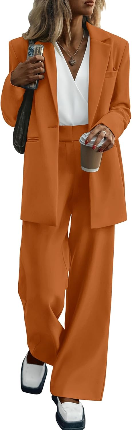 Dames Blazer Set met Broek Pantalon - Mode Vibes