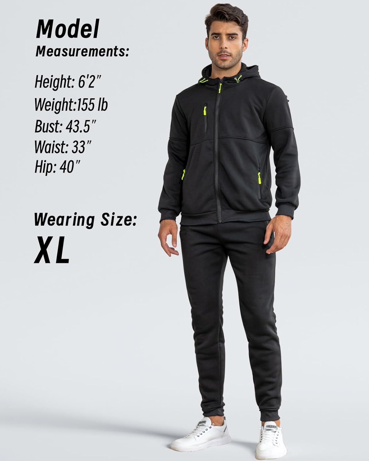 Heren Trainingspak Comfortabel Sport Broek en Jacket