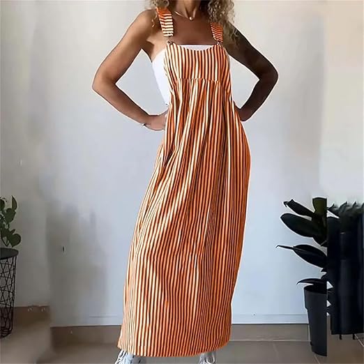 Jarreteljurk Gestreept Casual Zomerjurk
