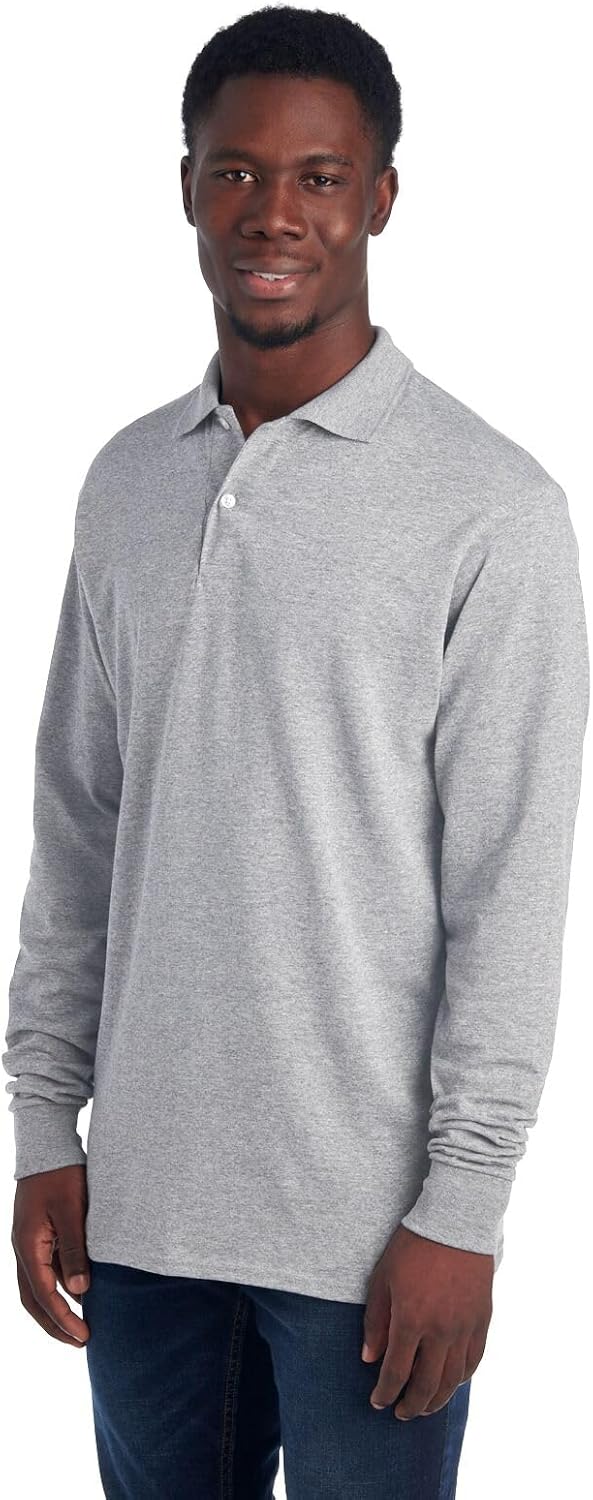 Heren Polo Lange Mouw Klassiek Casuel