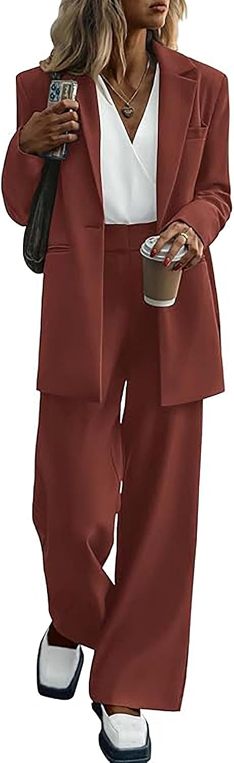 Dames Blazer Set met Broek Pantalon