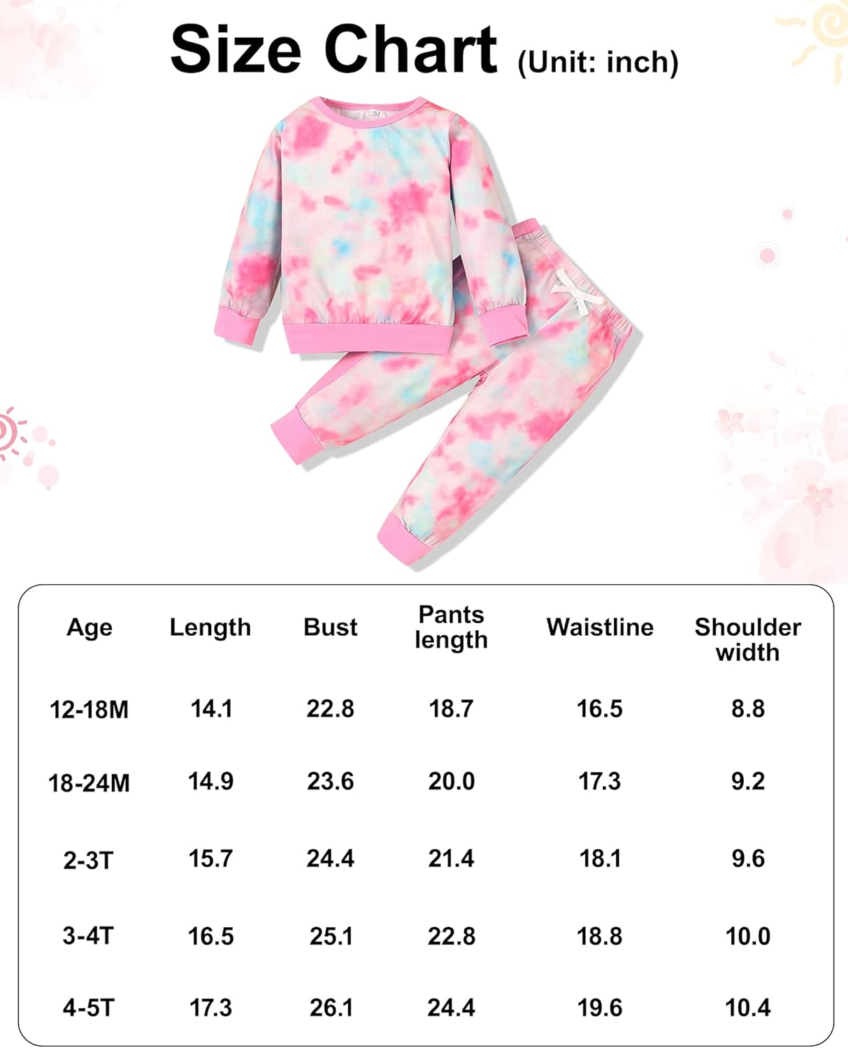 Baby Meisjes Trui Set Warm en Zacht