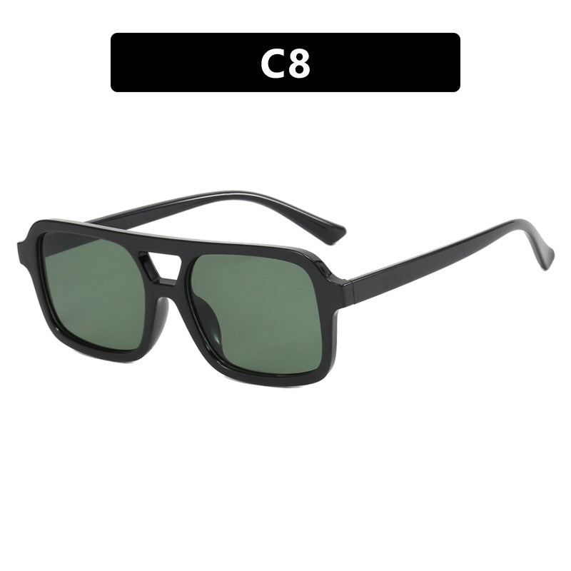 Dames Zonnebril Aviator Stijl met Kleurige Glazen