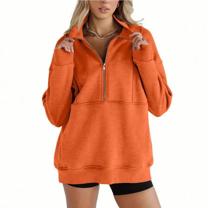 Dames Oversized Trui Warm en Comfortabel met Kangoeroezak